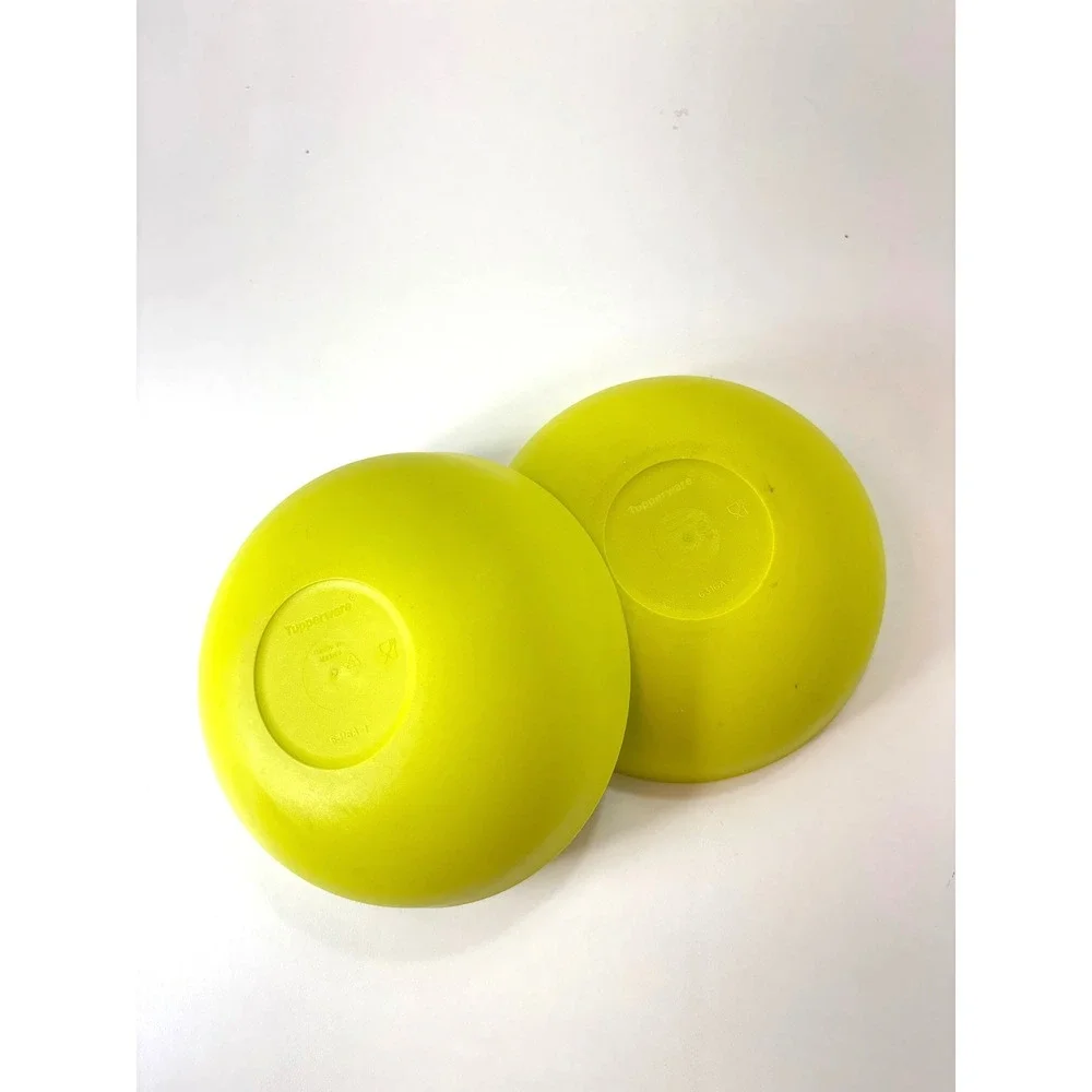 Tupperware Chic Dining Bowls Set of 2 Mini 1.5 Cup 400ml Margarita Green 6316A